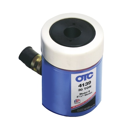 Otc Ram Spring-Return Hollow Center 30Ton 2-1/2In. St 4139